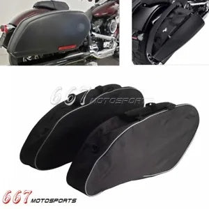 ハーレースポーツグライド FLSB ローライダー FXLRST 2018-2024 リアサドルバッグライナーバッグ For Harley Sport Glide FLSB Low Rider FXLRST 2018-2024 Rear Saddlebag Liner Bags