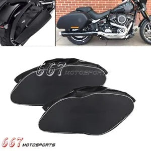 ハーレースポーツグライド FLSB ローライダー FXLRST 2018-2024 リアサドルバッグライナーバッグ For Harley Sport Glide FLSB Low Rider FXLRST 2018-2024 Rear Saddlebag Liner Bags