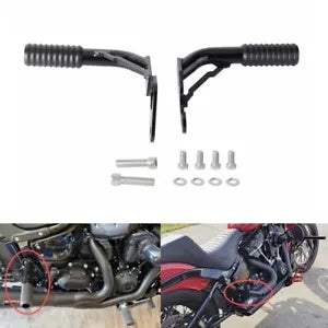 ハーレーローライダー S FXLRS FXLRST ファットボブ 2018-23 リアハイウェイクラッシュバーペグ用 For Harley Low Rider S FXLRS FXLRST Fat Bob 2018-23 Rear Highway Crash Bar Pegs