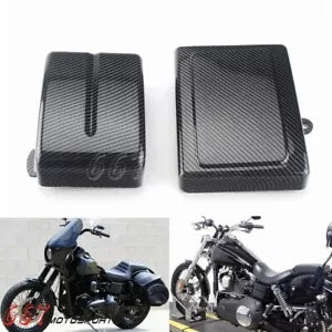 バッテリーサイドカバーフェアリングハーレーダイナストリートボブFXDBローライダーFXDL 06-17用 Battery Side Covers Fairing For Harley Dyna Street Bob FXDB Low Rider FXDL 06-17