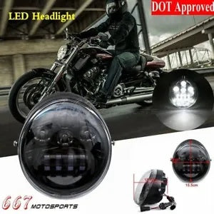 ハーレーストリートロッド V-Rod VRSCF VRSCA VRSCB VRSCD VRSCR VRSCX LED ヘッドライト E9 For Harley Street Rod V-Rod VRSCF VRSCA VRSCB VRSCD VRSCR VRSCX LED Headlight E9