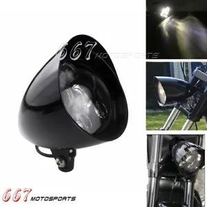 ハーレーダイナスポーツスターソフテイルチョッパーボバービッグツインレトロLEDヘッドライト用 For Harley Dyna Sportster Softail Choppers Bobber Big Twins Retro LED Headlight