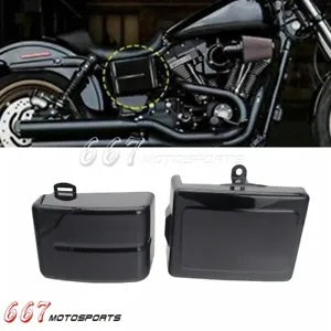 ハーレーストリートボブ FXDB ファットボブ FXDF スーパーグライド FXDC バッテリーサイドカバー用 For Harley Street Bob FXDB Fat Bob FXDF Super Glide FXDC Battery Side Covers