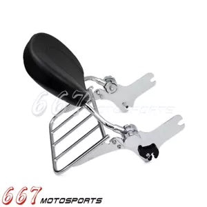 バックレスト シーシーバー 荷物ラック ハーレーエレクトラグライド ロードキング 1997-2008用 Backrest Sissy Bar Luggage Rack For Harley Electra Glide Road King 1997-2008