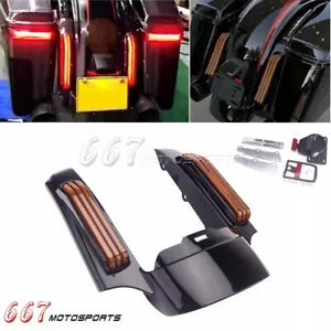 ハーレー FLHX/S FLHTK/L FLHTCU/L FLHRU 2014-2023 用 LED ライト付きフェンダーフェイシア Fender Fascia With LED Lights For Harley FLHX/S FLHTK/L FLHTCU/L FLHRU 2014-2023