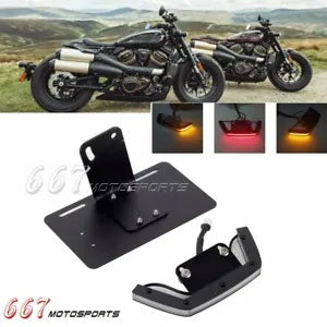 ハーレースポーツスター S RH1250S フェンダーエリミネーター LED ターンシグナルブレーキライト付き For Harley Sportster S RH1250S Fender Eliminator w/ LED Turn Signal Brake Light