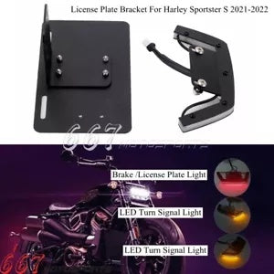 ハーレースポーツスター S RH1250S フェンダーエリミネーター LED ターンシグナルブレーキライト付き For Harley Sportster S RH1250S Fender Eliminator w/ LED Turn Signal Brake Light