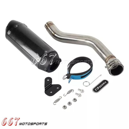 ハーレーパンアメリカ RA1250 RA1250S カーボンファイバー排気管マフラーシステム For Harley Pan America RA1250 RA1250S Carbon Fiber Exhaust Pipe Muffler System