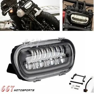 ハーレーファットボブ FXDF 2008-2017 から FXFB LED ヘッドライト、変換マウントキット付き For Harley Fat Bob FXDF 2008-2017 to FXFB LED Headlight w/ Conversion Mount Kit