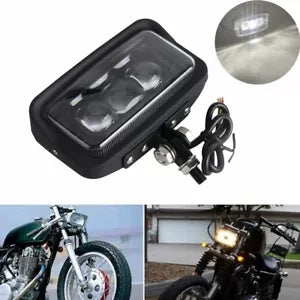 ハーレーソフテイルボバーカフェレーサーホンダヤマハスズキ用 LED 長方形ヘッドライト For Harley Softail Bobber Cafe Racer Honda Yamaha Suzuki LED Rectangle Headlight