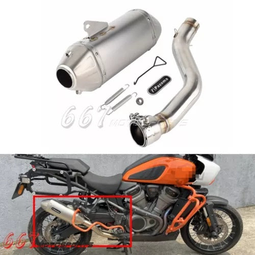 ハーレーパンアメリカ 1250 RA1250 RA1250S 2021-2024 排気マフラーシステムキット用 For Harley Pan America 1250 RA1250 RA1250S 2021-2024 Exhaust Muffler System Kit