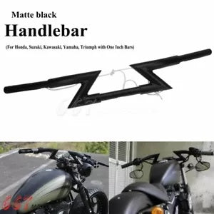 ドラッグストリップ 1インチ ハンドルバー Zバー Harely Sportster Honda Yamaha BMW Cafe Racer用 Drag Strip 1" Handlebar Z Bar For Harely Sportster Honda Yamaha BMW Cafe Racer