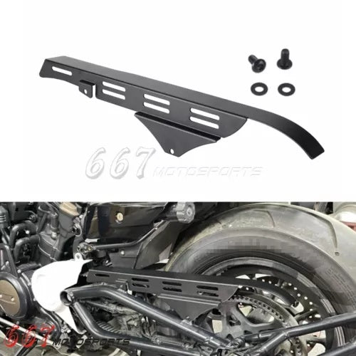 ハーレースポーツスター S RH1250S 2021-2023 アッパーチェーンガードベルトガードアルミ For Harley Sportster S RH1250S 2021-2023 Upper Chain Guard Belt Guard Aluminum