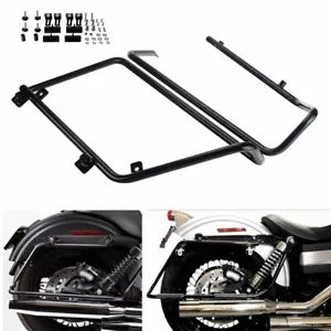 ハーレーダイナストリートボブ FXDB ローライダー FXDL 2008-17 サドルバッグレールガードキット用 For Harley Dyna Street Bob FXDB Low Rider FXDL 2008-17 Saddlebag Rail Guard Kit