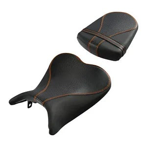 fsmotouk Driver Rider Passenger Seat Cushion Fit For Suzuki GSX-R 600 GSXR 750 2006-2007