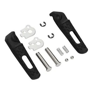 fsmotouk Rear Passenger Footrests Footpegs Pegs Fit For Honda CBR600F CBR 600 F 2007-2023