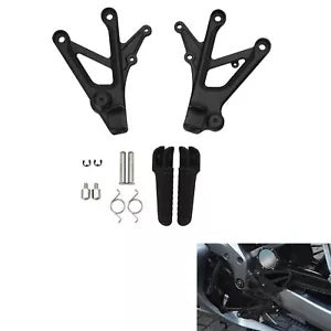 fsmotouk Driver Rider Foot Pegs Bracket Fit For Honda CBR600F4 1999-2000 CBR600F4i 01-06