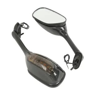 fsmotouk Rear View Mirrors w/ Turn Signals Lights Fit For Suzuki GSXR600 750 2006-2021