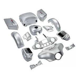 fsmotouk Fairings Bodywork Fit For Harley Touring 2014-2024 Brilliant Silver Pearl