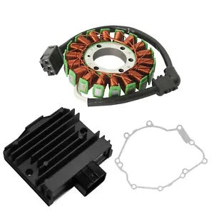 fsmotouk Magneto Stator Coil & Regulator Rectifier Fit For Yamaha YZF R6 YZFR6 2017-2023