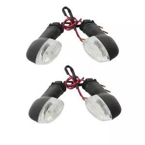 fsmotouk 2 Pairs LED Turn Signal Indicators Fit For Yamaha FZ6 2004-2009 FZ6R 2011-2017