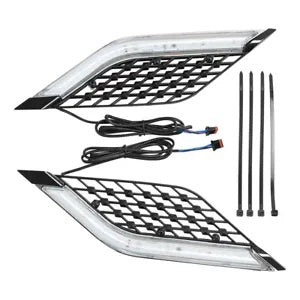 fsmotouk LED Radiator Grill Panels Lights Fit For Honda Goldwing 1800 GL1800 2018-2024