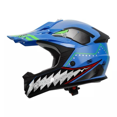 fsmotouk DOT Youth Kid Full Face Helmet Goggles Gloves ABS Off-Road Motocross S/M/L/XL