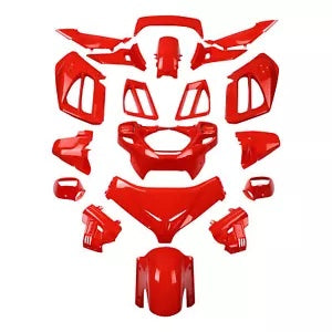 fsmotouk Fairing Bodywork Kit Fit For Honda Goldwing 1800 GL1800 2012-2017 Magna Red