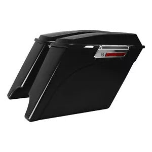 fsmotouk 5" Stretched Saddlebags 6"X9" Speaker Lid Fit For Harley Touring 1993-2013