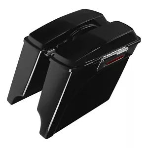 fsmotouk 5" Stretched Saddlebags 6"X9" Speaker Lid Fit For Harley Touring 1993-2013