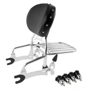 fsmotouk Passenger Backrest Sissy Bar Rack Spools Fit For Indian Chieftain 2014-2024