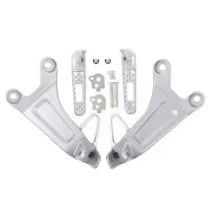 fsmotouk Rear Passenger Footrest Foot pegs Set Fit For Honda CBR600RR CBR600 RR 2003 2004