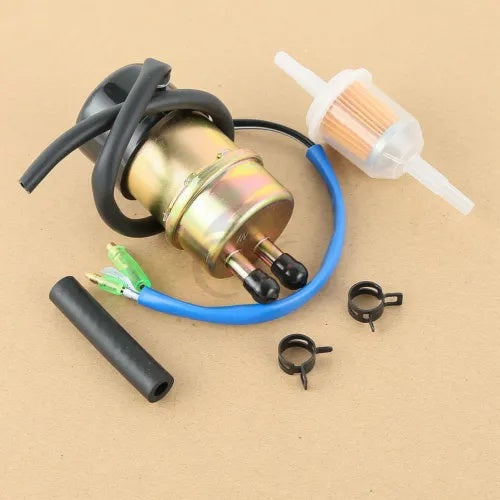 fsmotouk 12V Fuel Pump Fit For Kawasaki Mule 3000 3010 3020 2500 2510 2520 Ref 49040-1055