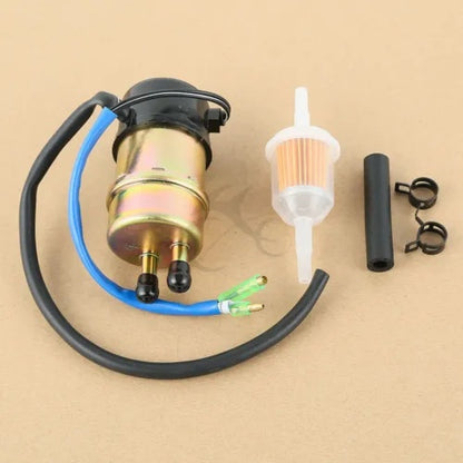 fsmotouk 12V Fuel Pump Fit For Kawasaki Mule 3000 3010 3020 2500 2510 2520 Ref 49040-1055