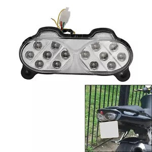 fsmotouk Integrated LED Clear Tail light Turn Signals Fit For KAWASAKI ZR7S 2000-2003