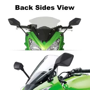 fsmotouk Motorcycle Rear View Mirrors Fit For Kawasaki NINJA 650R 400R ER6F ER-6F