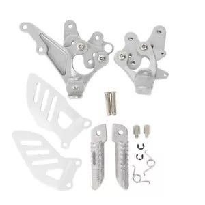 fsmotouk Front Foot Pegs Footrest Bracket Fit For Suzuki GSXR1000 2009-2016 GSXR600 11-18