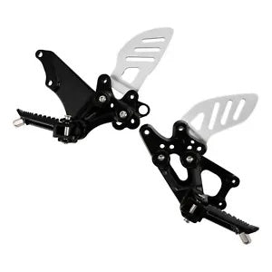 fsmotouk Front Rider Footrest Footpegs Bracket Fit For SUZUKI GSX-R 600 750 2006-2010