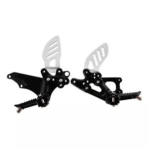 fsmotouk Front Rider Footrest Footpegs Bracket Fit For SUZUKI GSX-R 600 750 2006-2010