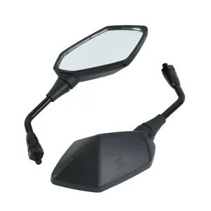 fsmotouk Black Rear View Mirrors Fit For kawasaki ZRX1100 1997-2000 ZRX1200 2001-2008