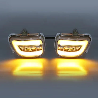 fsmotouk Front LED Turn Signals Lights Fit For Honda Goldwing GL1800 2001-2017 F6B 13-17