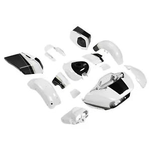 fsmotouk Fairing Bodywork Fit For Harley CVO Road Glide 15-24 Salt Pearl & Black Tempest