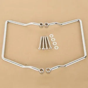 fsmotouk Chrome SaddleBag Support Bar Mount Fit For Yamaha Dragstar 650 Classic 1998-2011