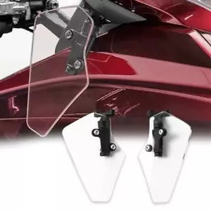 fsmotouk Clear Upper Air Deflectors Fit For Honda Goldwing 1800 GL1800 Tour DCT 2018-2023