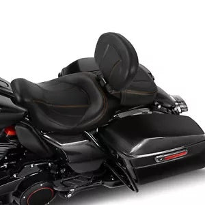 fsmotouk Driver Passenger Seat & Rider Pad Fit For Harley Touring Road Glide 2009-2023