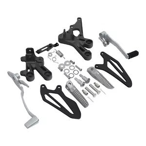 fsmotouk Front Driver FootPegs Rest Pedals Bracket Set Fit For YAMAHA YZF-R7 2022-2023