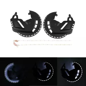 fsmotouk Brake Rotor Covers White LED Light Fit For Honda Goldwing GL1800 2001-2017