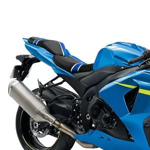 fsmotouk Black+Blue Driver & Passenger Seat Fit For Suzuki GSXR1000 GSX-R1000 2009-2016