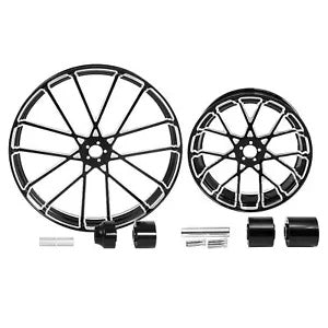 fsmotouk 32" Front 18'' Rear Wheel Rim & Hubs Fit For Harley Road Glide 2008-2023 non ABS