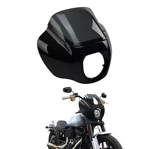 fsmotouk Headlight Fairing Windshield Bracket Fit For Harley Softail Street Bob 2018-2023